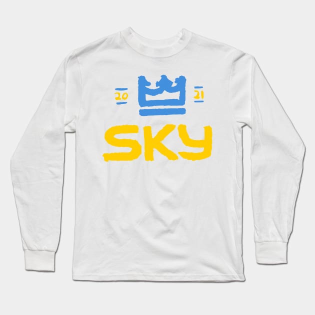 Chicago Skyyy 12 Long Sleeve T-Shirt by Very Simple Graph